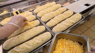 Subway Sandwiches POV Working Opening Shift and Prepping
