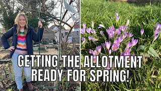 GETTING THE ALLOTMENT READY FOR SPRING / ALLOTMENT GARDENING UK