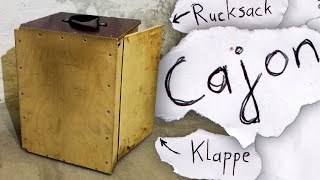 Cajon selber bauen | DIY Instrumente