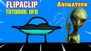 Animation UFO flipaclip full tutorial .