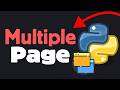 Python Panel Web App Tutorial #14 | Building Multi-Page Layouts with Tabs
