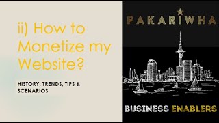 Growth Marketing (#2) Online Presentation on 'How to Monetize your Website?' (Recorded LIVE)