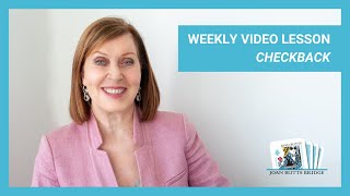 Joan Butts Bridge - Checkback (New Minor Forcing)