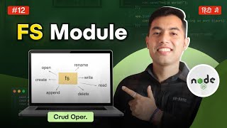#12: FS Module in Node.js : Complete CRUD Operations & File Renaming (Sync)