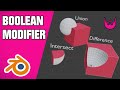 Boolean Modifier | Blender 2.9 Tutorial