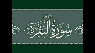 Surah Al-Baqarah || With Arabic || سورة البقره || Relaxing Quran Dil Ko Sukoon Dene Wali Tilawat