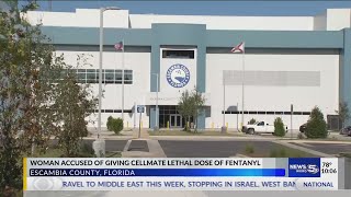 Woman overdoses on Fentanyl in Escambia Co. jail, cellmate charged with homicide