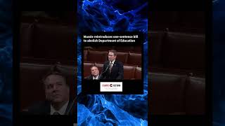 Massie reintroduces one-sentence bill to abolish Department of Education