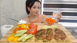 MUKBANG🤤Как Я Худела😍#мукбанг#неасмр#