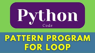 Pattern Program in Python * for loop in python * Right Triangle Pattern #shorts #python #ytshorts