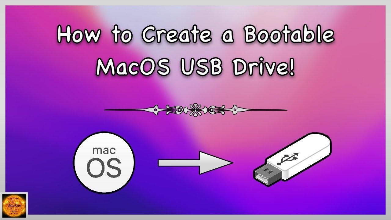 How To Easily Create A Bootable MacOS USB Drive For Free! - YouTube