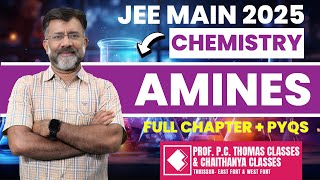 JEE MAIN 2025 I CRASH COURSE I CHEMISTRY I AMINES