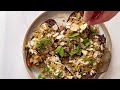 how to make ottolenghi style baked eggplant with quinoa and tahini gluten free low fodmap