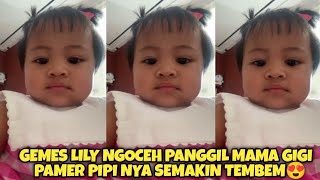 LUCU BANGET!! LILY NGOCEH PAMER SAMA MAMA GIGI PIPI NYA SEMAKIN TEMBEM