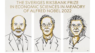 Former Fed Chair Ben Bernanke along with two academics awarded the 2022 Nobel Prize in Economics