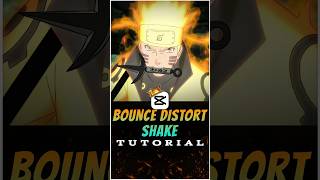Bounce Distort Shake Tutorial 💀😍 | Capcut Tutorial | #capcut #capcuttutorial #animeedit