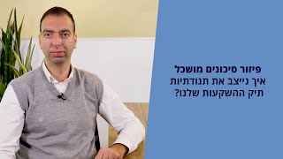 פיזור סיכונים מושכל: איך נייצב את תנודתיות תיק ההשקעות שלנו?