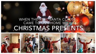 Real Santa Claus Came to Our Home at 12 AM | Santa brings gifts | Sha Kids Fun