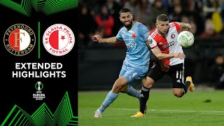 Feyenoord vs. Slavia Praha: Extended Highlights | UECL Group Stage MD2 | CBS Sports Golazo