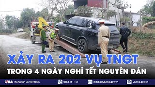 Xảy ra 202 vụ tai nạn giao thông trong 4 ngày nghỉ Tết Nguyên đán - VNA