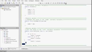 Defining a class in Java using JCreator