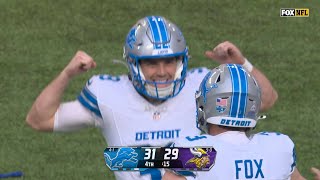 Lions game winning drive against the Vikings