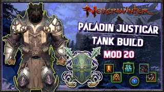 Neverwinter | Paladin Justicar Tank Build (Mod 20)