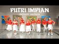 PUTRI IMPIAN Line dance | Outdoor Line Dance | Choreo by Ully Dhedek (INA)