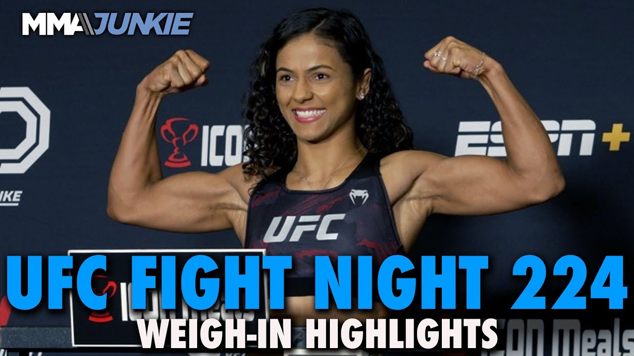 UFC Fight Night 224 Weigh-In Highlights: Two Fighters Miss Weight By 1. ...