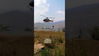 Chandra kot ghau palika  Chandra kot ma pokhara bata vayako helikaptar pujama