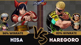 KOF XV🕹️HISA (K'/Nakoruru/Sylvie) vs HAREGORO (Joe/Ramón/Goenitz)🕹️Replay Match - 02/25