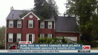 Lee's remains spawn tornadoes in Georgia
