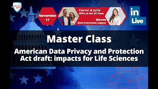 Replay: Free Master Class: American Data Privacy and Protection Act draft