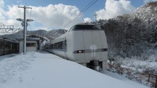 683系12(3+9)両編成特急サンダーバード号富山行き通過@永原駅