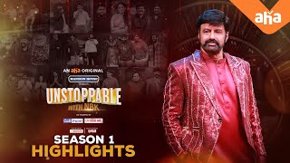 Unstoppable Season 1 Highlights | Nandamuri Balakrishna | ahaVideoIN