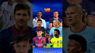 Ronaldo Team 🆚 Mbappe Team 🔥😱 (Ronaldo, Messi, Neymar, Mbappe, Haaland, Vinicius Junior)💥🤯