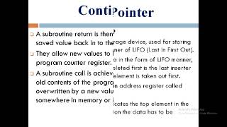 AM & ES - PROGRAM COUNTERS & STACK POINTER