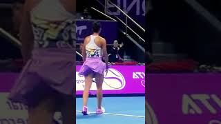 Maria Sakkari vs Zheng Qinwen (Three Impressive Points) -  Qatar Open 2023
