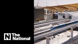 Take a look at the huge Expo 2020 metro station