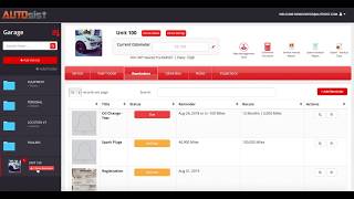Easily Setup Reminders for your Fleet - AUTOsist Fleet Maintenance and Management Software
