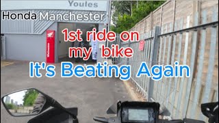 Honda  NC750x Beating Heart Starts Again