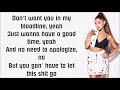 Ariana Grande ~ bloodline ~ Lyrics