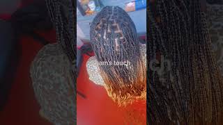 knotless box braids for her new looks 👌 😍 ✨️ #sham