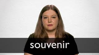 How to pronounce SOUVENIR in British English