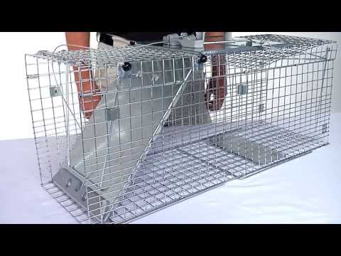Havahart® Easy Set® Collapsible 1-Door Trap Models #1090 & #1092 Havahart® Easy Set® Collapsible 1-Door Trap Models #1090 & #1092