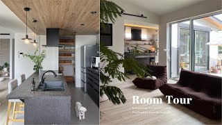 [Room Tour] A relaxing home with gray and wood tones