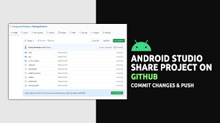 Android Studio: Share Project On GitHub | Commit Changes & Push