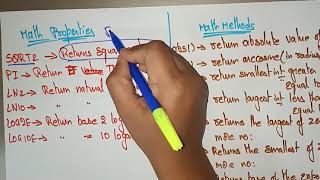 Javascript Objects | Math | Part-1/2 | WT | Web Technology | Lec-31 | Bhanu Priya