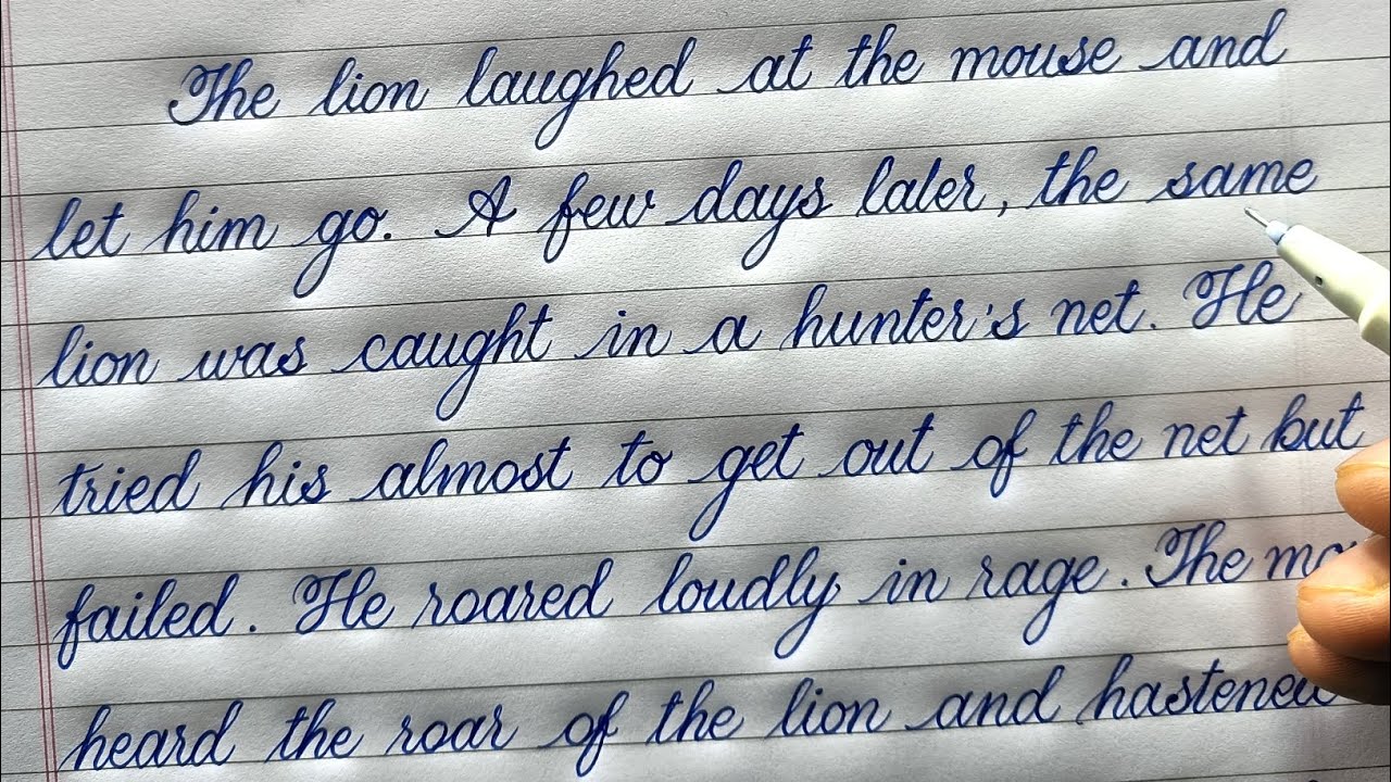 Beautiful Cursive Handwriting Practice Cursive Passages Worksheets