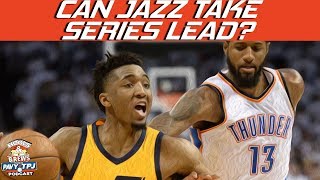 Can Jazz Take Control of Thunder Series ? | Hoops N Brews